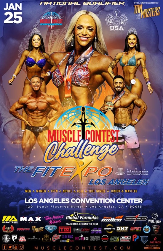 2025 IFBB NPC MuscleContest Challenge and Los Angeles Fit Expo